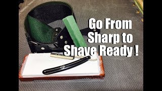 Straight Razor  Go From Sharp To Shave Ready [upl. by Etolas372]