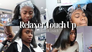 RELAXER DAY  3 MONTH RETOUCH Mizani relaxer Blowout [upl. by Power831]