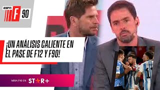 ¡IMPERDIBLE DEBATE sobre la victoria de Uruguay ante Argentina en el pase de ESPNF90 [upl. by Valsimot]