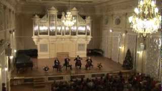 Rastrelli Cello Quartet SaentSaens quotThe Swanquot Live from StPetersburg 122012 [upl. by Spiegleman682]