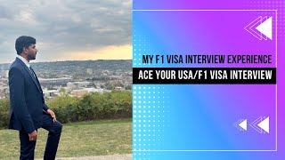 F1 Visa Interview Experience and Interview Questions  USA Visa  F1 Visa  Questions  Student Visa [upl. by Ahsitel774]