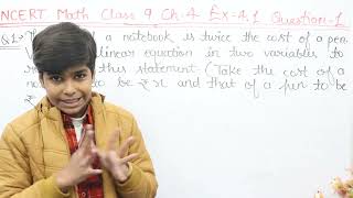 class 9 Ch 4 ex 41 q 1  NCERT Exercise 41 question 1  Linear equation in two variables RN Glory [upl. by Ikcin202]