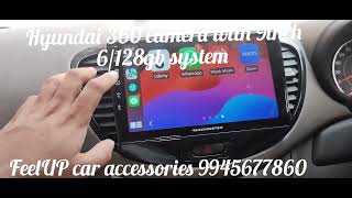 Hyundai 360 camera with 6128gb wireless Android auto amp carplay system having Sony best camra len [upl. by Shir853]