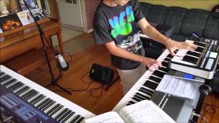 Rick Wakeman  Excerpts from The Six Wives of Henry VIII Live Cover [upl. by Oinigih]