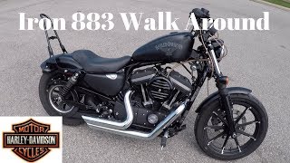 Sportster Iron 883 Bobber Walk Around [upl. by Craddock]