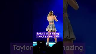 Taylor Swift amazing changing color outfit viralvideo viralshort viralshorts singer celebrity [upl. by Akeemaj123]