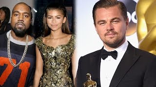 Celebs React To Leonardo DiCaprio Winning at 2016 Oscars [upl. by Chainey]