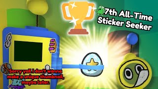 Finishing StickerSeeker Quest Machine Rank 200  27 All Time StickerSeeker  Bee Swarm Simulator [upl. by Ricardo344]