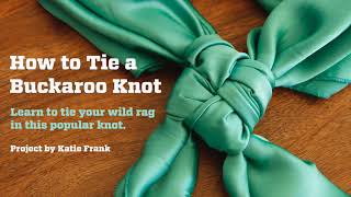 How To Tie a Buckaroo Knot [upl. by Allehcim]