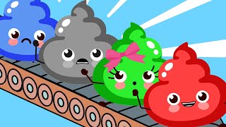 I Lost My COLOR Poo Poo Song  Silly Healthy Habits Songs by Papa Joels English [upl. by Oswell325]