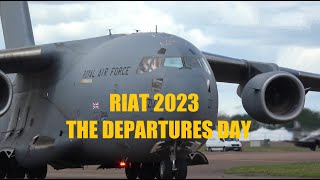 RIAT 2023 THE DEPARTURES 4K airshowvision [upl. by Vonnie]