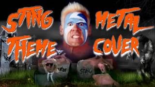 Sting 1st WCW Theme Metal Cover  Retro Shred [upl. by Welles]