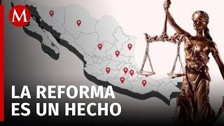 Reforma al Poder Judicial logra aprobación en 17 congresos estatales de México [upl. by Strader912]