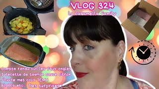 VLOG 32420241 RECETTE DE POISSON EN SAUCEJouvre mes COLIS TEMU1 MAKE UPMes FAUX ONGLES [upl. by Ontine500]