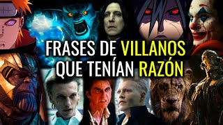 FRASES DE VILLANOS QUE TENÍAN TODA LA RAZÓN  Parte 1 a 14 [upl. by Schilit]