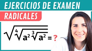 RAÍCES o RADICALES ✅ Ejercicios de Examen [upl. by Veejar]