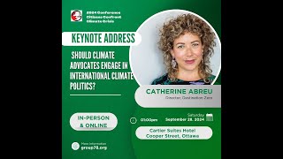 Conference 2024 Should Climate Activists Engage in International Climate Politics [upl. by Rodmur386]