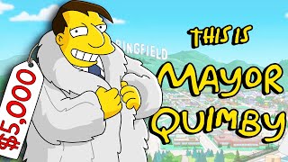 Mayor Quimby Springfields Most Hated Politician  The Simpsons Timeline [upl. by Fidelis]