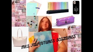 MES FOURNITURES SCOLAIRES 2023  2024 BACK TO SCHOOL EP 1 [upl. by Yulma]