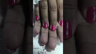 manutençãodegel no Acrílico nas unhas naturais nailart [upl. by Zetta513]