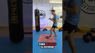 JUEGO DE PIERNAS BOXEO  FOOTWORK boxing shorts fyp motivation boxeo footwork [upl. by Tnarb]