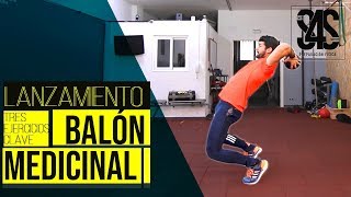 LANZAMIENTO BALÓN MEDICINAL  ¡3 EJERCICIOS CLAVE  Sweat4Success [upl. by Sherborne]