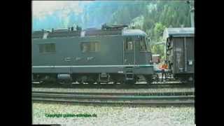 SBB Gotthardbahn 1990 Vorspannlokomotiven [upl. by Rosdniw320]