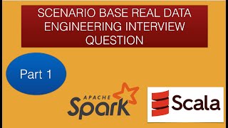 Scenario Bases Interview Questions SPARKSCALA  Data Engineering [upl. by Aisan]