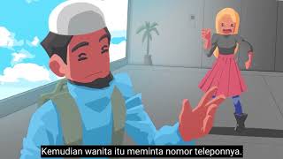 Kartun Islami Tundukkan Pandanganmu  Mufti Menk [upl. by Yarvis]