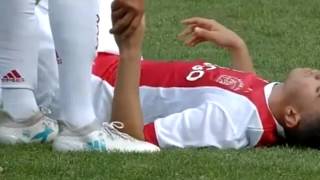 Abdelhak Nouri collapsed on the pitch during their friendly [upl. by Anilad286]