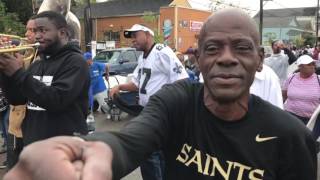 West Bank Steppers and Dumaine St Gang Second Line Parades [upl. by Aidni853]