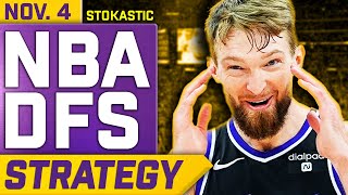 NBA DFS Strategy Monday 11424  DraftKings amp FanDuel NBA Lineup Picks [upl. by Niltac]