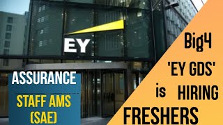 EY GDS is Hiring BcomBBAMBAMcom graduates for Assurance Best job and Best salary job big4 [upl. by Westerfield]