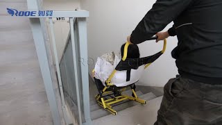 Rescue Chair Stair  Stair Escape Chair  Evacuation Chair How to Use for a Disabled or Elderly [upl. by Ahtekal]