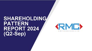 RMC SWITCHGEARS Shareholding Pattern  Q2Sep Report 2024  Shareholders Latest Updates [upl. by Eolande]