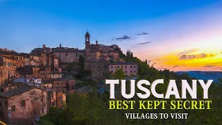 Best kept secret villages in TUSCANY VLOG Less known Tuscan places like Montalcino to visit in 2021 [upl. by Anicart]