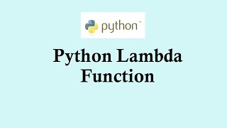 Python basic course Lambda function in Python [upl. by Arhez]