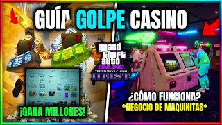 GUÍA COMPLETA GOLPE al CASINO  ARCADE PUNTOS de INTERÉS PREPARATORIAS y MÁS  GTA Online [upl. by Rehprotsirhc991]