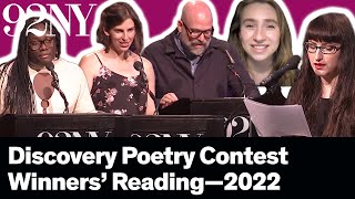 Discovery Poetry Contest Winners’ Reading—2022 [upl. by Tnarg582]