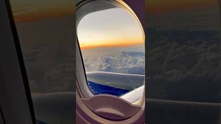 Having a great flight sunset chill travel vlog hawaii sky travelvlog beautiful airplane [upl. by Ecnarrat588]