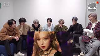 BTS reaction to aespa Girls MV [upl. by Zena]