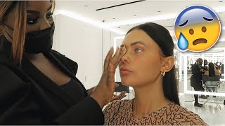 GETTING MY MAKEUP DONE AT A NARS MAKEUP COUNTER ItsSabrina [upl. by Viveca]