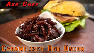 Caramelised red onions Culinary Basics [upl. by Anaher]