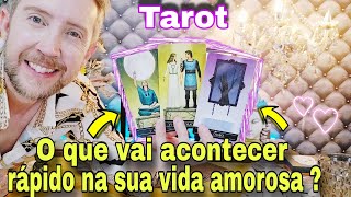 O que vai acontecer rápido na sua vida amorosa  Tarot de hoje Novo amor ou amor do passado taro [upl. by Ainoet789]