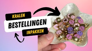 Kralen Bestellingen Inpakken Kijkje Achter de Schermen van een Kralenwebshop 12 [upl. by Infeld]