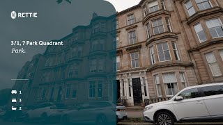 31 7 Park Quadrant Park Glasgow G3 6BS [upl. by Tisbee]