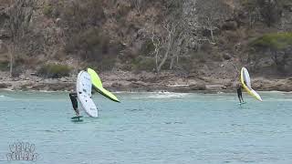 Pambula River 2 very light wingfoil few more arriving for the Merimbula Surf Classic [upl. by Natasha]