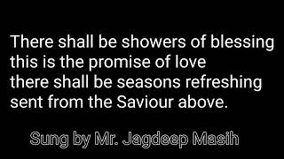 Showers of blessing  Prayer song  Jagdeep Masih [upl. by Alamaj]