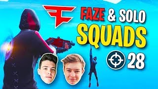 FaZe Reacts to my SOLO vs SQUAD 28 BOMB [upl. by Zacharie]