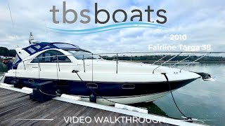 Fairline Targa 38 Video Walkthrough [upl. by Boser]